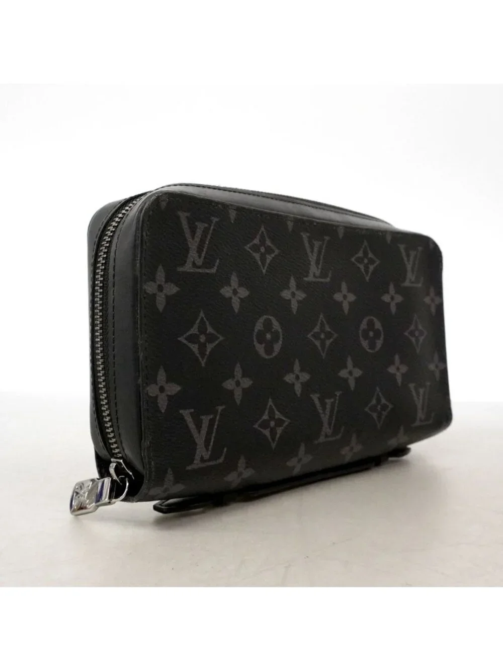 Louis Vuitton Wallet Monogram Eclipse Zippy XL Black